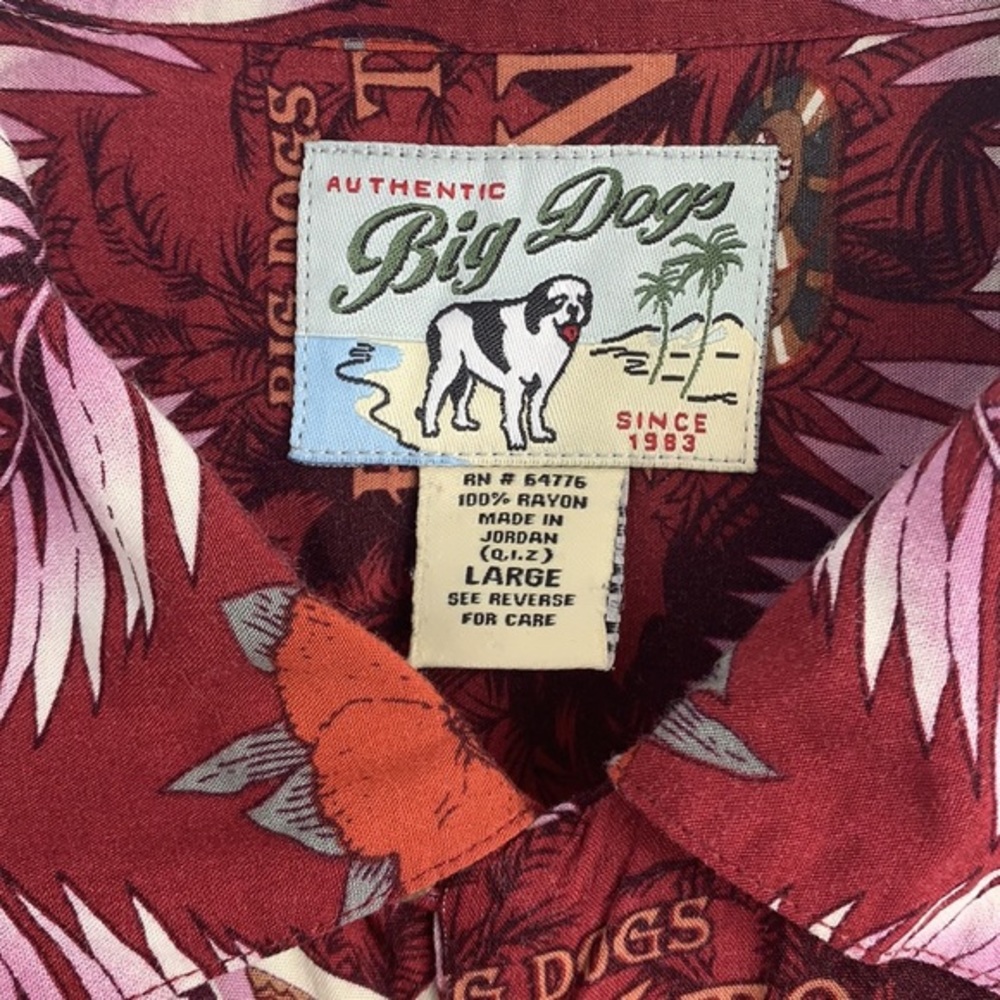 Big Dogs Play To Win Hawaiian Camp Shirt View 6
